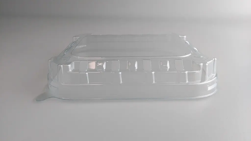 Кришка для харчової упаковки L7-25, 50 шт, 148x125x25 мм, колір прозорий для фасування, зберігання та транспортування - фото 3