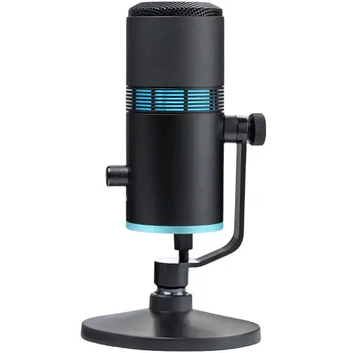 Мікрофон Thronmax V8, Black, USB, 3.5 мм jack, конденсаторний, RGB підсвічування, кабель 1.5 м (V8THRONMAX) - фото 2