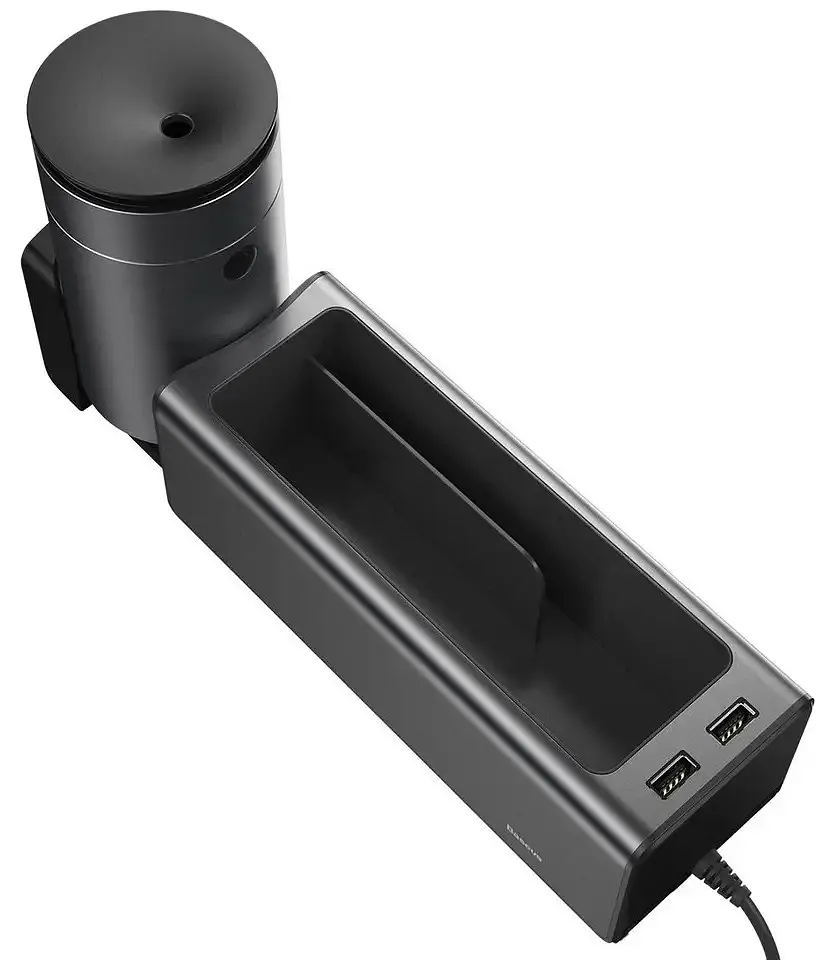Автомобильный органайзер Baseus Deluxe Metal Armrest Console Organized CRCWH-A01 2 USB 5V/2A Черный - фото 3
