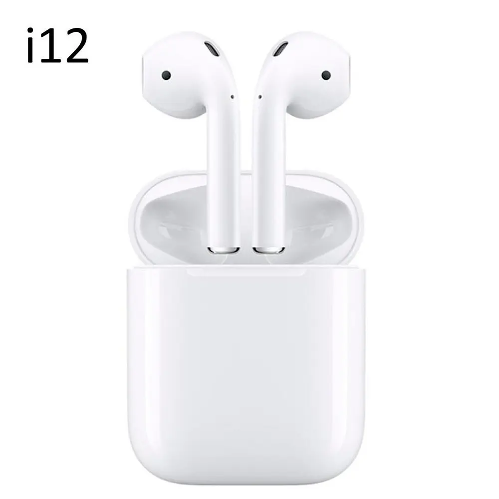 Навушники AirPods i12 BT з сенсором Bluetooth бездротові навушники - вкладиші в зарядному кейсі - фото 3