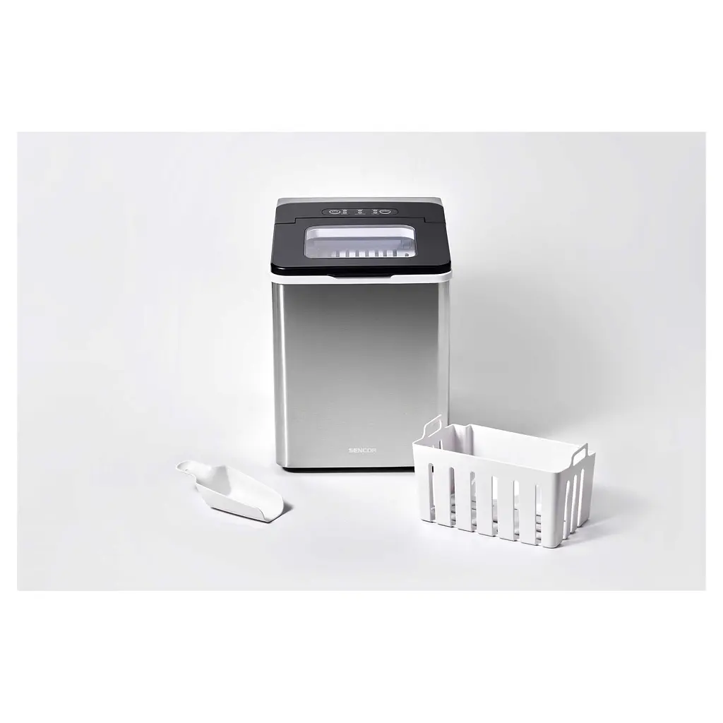 Льодогенератор побутовий SIM3400SS, 150 Вт, 12 кг/добу, об'єм 1.8л, приготування за 7 хв, 2 р Sencor kuh0015175 - фото 8