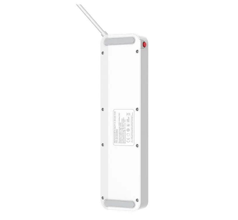 Сетевой фильтр-удлинитель ProLogix Premium PRSC4408W 4 розетки, 4 USB, выключатели 2 м - фото 4