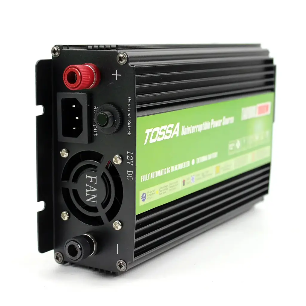 Перетворювач напруги (інвертор) Tossa 12V-220V/1000W Модифікований синус З функцією заряджання UPS (TAU1000L-1000W) - фото 4