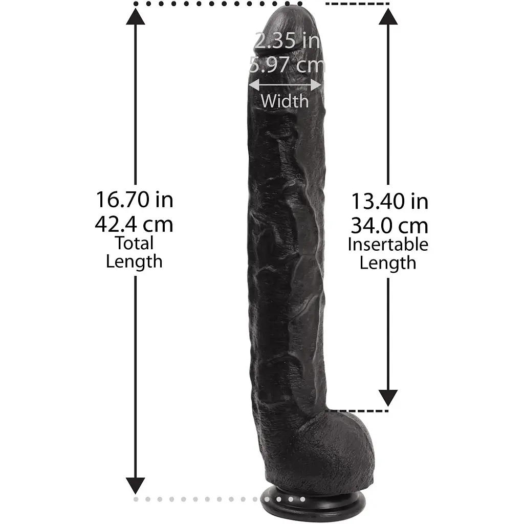 Фалоімітатор Doc Johnson Dick RambOne Cock Black - фото 5