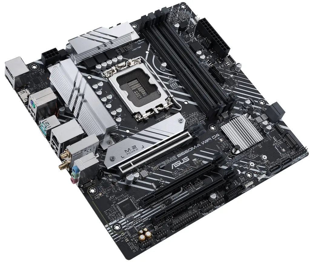 ASUS Материнська плата PRIME B660M-A WIFI D4 s1700 B660 4xDDR4 M.2 HDMI DP Wi-Fi BT mATX - фото 3