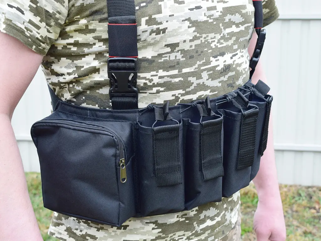 Жилет розвантажувальний з карманом Novator G-3 Black - фото 3