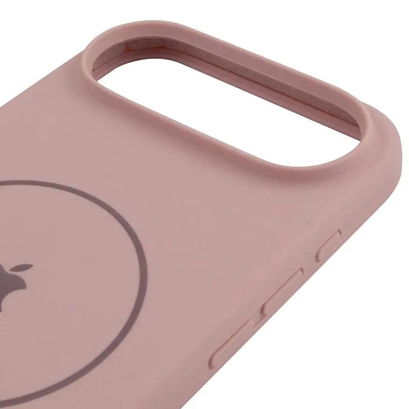 Чохол Epik Silicone Case Full Protective (AA) V2 with MagSafe для Apple iPhone 17 Air (6.5) Рожевий / Pink Sand - фото 4