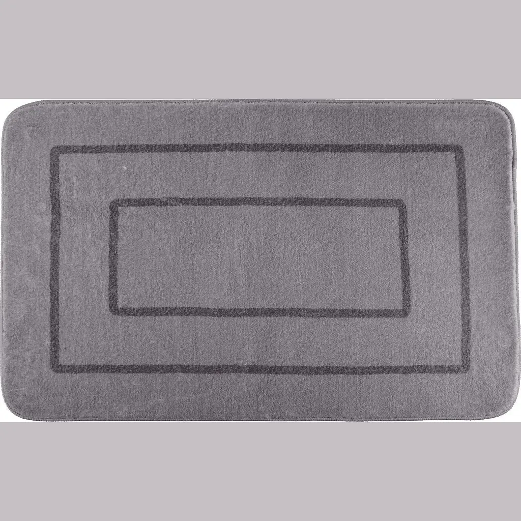 Набір килимків для ванної та туалету Soho Gray (tex mat 50*40, 50*80 см Gray) - фото 4