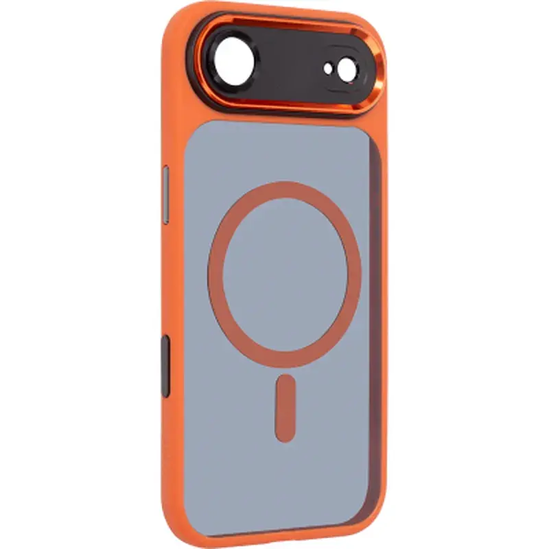 Чохол до мобільного телефона Armorstandart Unit MagCase SE Apple iPhone 17 Air Orange Black (ARM86327) - фото 2