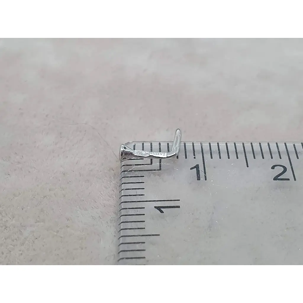 Золотая серьга-пирсинг Астор в нос с бриллиантом. 1122524Р_Б - фото 6