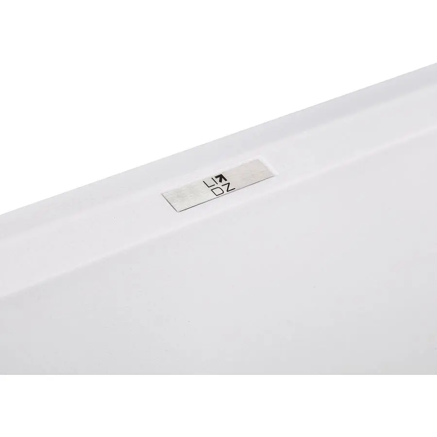 Кухонна мийка Lidz 790x495/230 WHI-01 біла (LIDZWHI01790495230) - фото 5