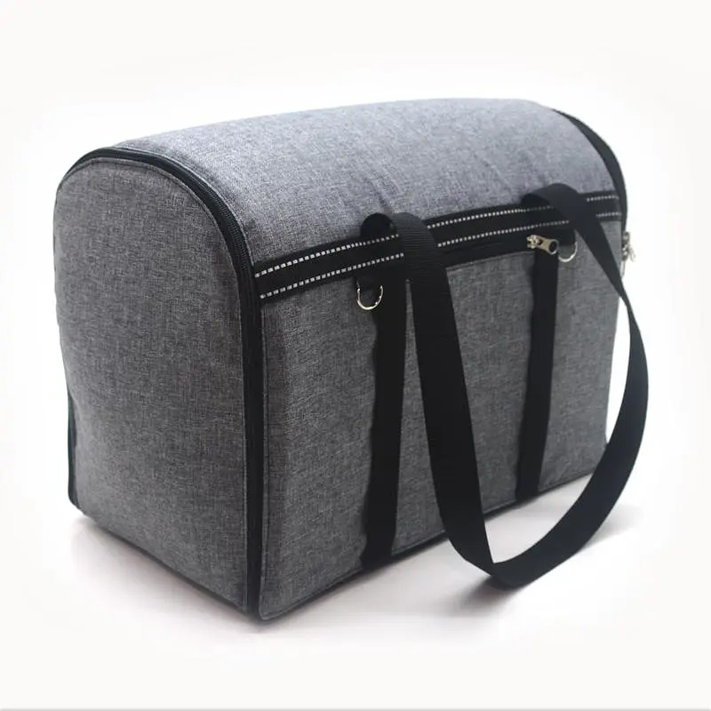 Сумка тунель матрац для собак та котів Zoo-hunt Меланж сіра №0 210х340х280 мм - фото 5