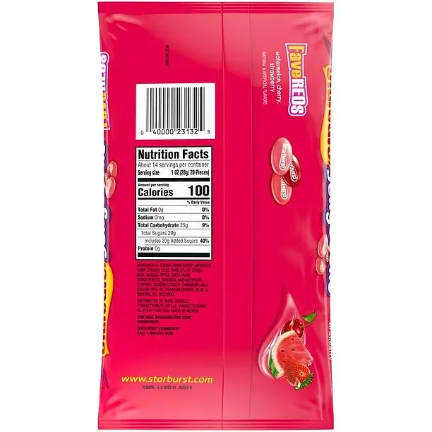 Драже Starburst FaveREDs Jelly Beans Easter Candy Gifts 396g - фото 7