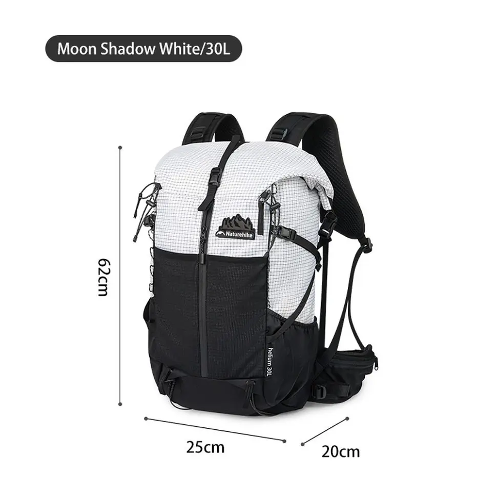 Рюкзак туристичний Naturehike CNK2300016, 30+5 л, коричневий - фото 6