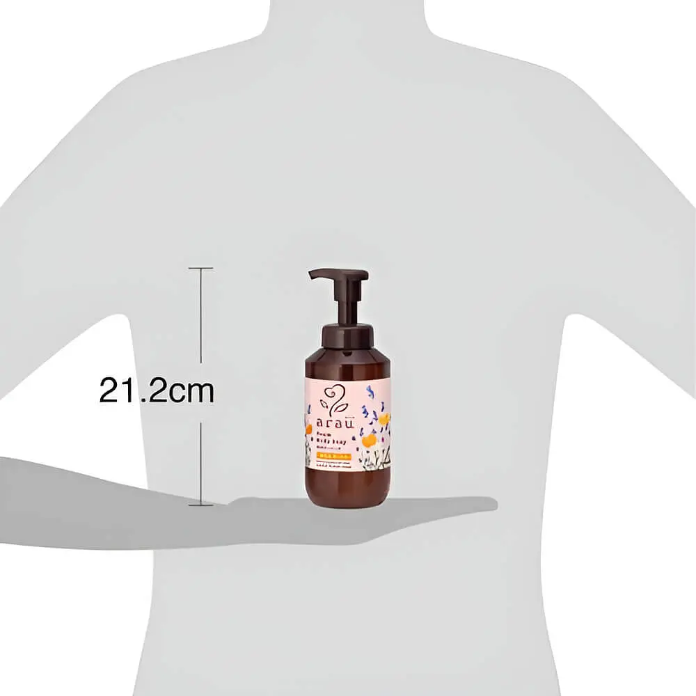 Натуральна гель-пінка для душу Foam Body Soap Arau 480 мл - фото 3