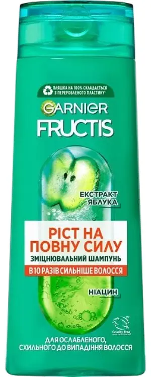 Шампунь для ослабленого волосся Garnier Fructis Ріст на повну cилу 400 мл - фото 2