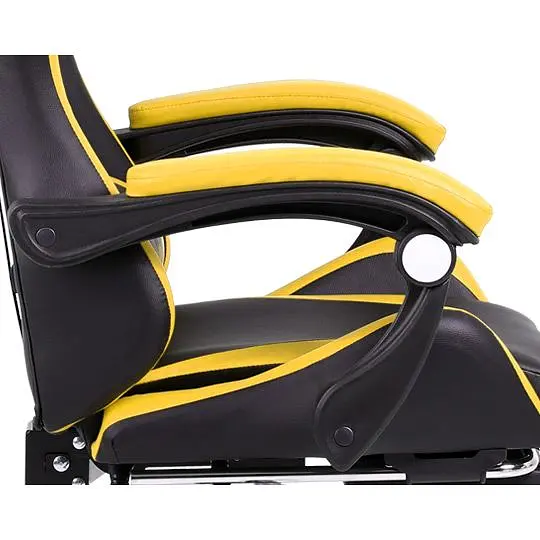 Геймерське крісло GT Racer X-2323 Black/Yellow [122608] - фото 9
