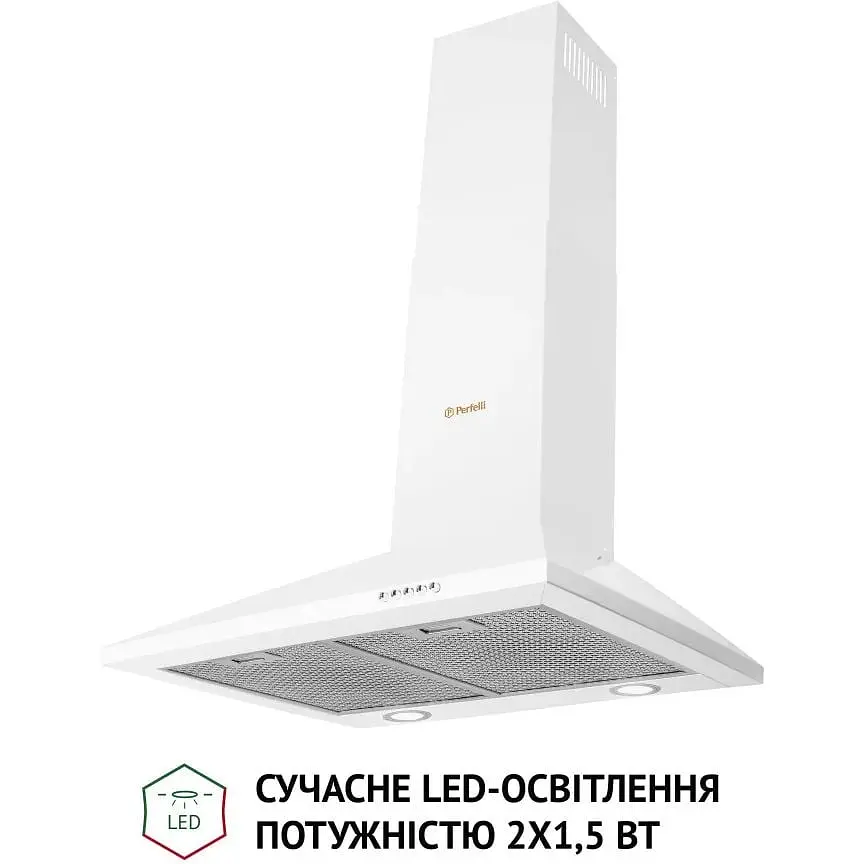 Витяжка купольна Perfelli K 6610 WH 1000 LED - фото 2