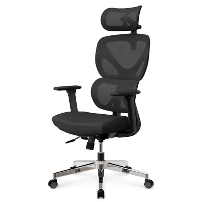 Офісне крісло Mealux D1 Air Fabric Black (HF-D1 F/B) - фото 3
