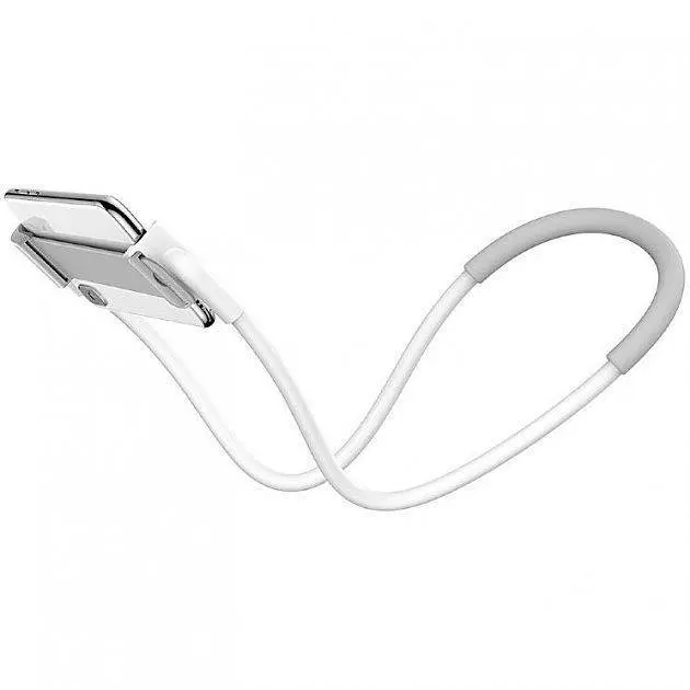 Гнучкий тримач для смартфона Baseus 4-10 Neck-Mounted Lazy Bracket SUJG-ALR02 White - фото 3