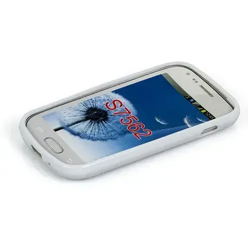 Чохол-накладка для Samsung S7562 силіконовий білий - фото 4