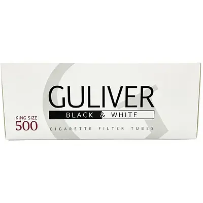 Гільзи для цигарок Guliver Black & White 8х15 мм 500 шт. - фото 2