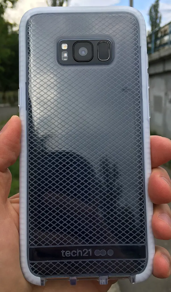 Броньований протиударний чохол Tech21 Liquid Crystal Samsung S8+ Plus SM-G955U Білий