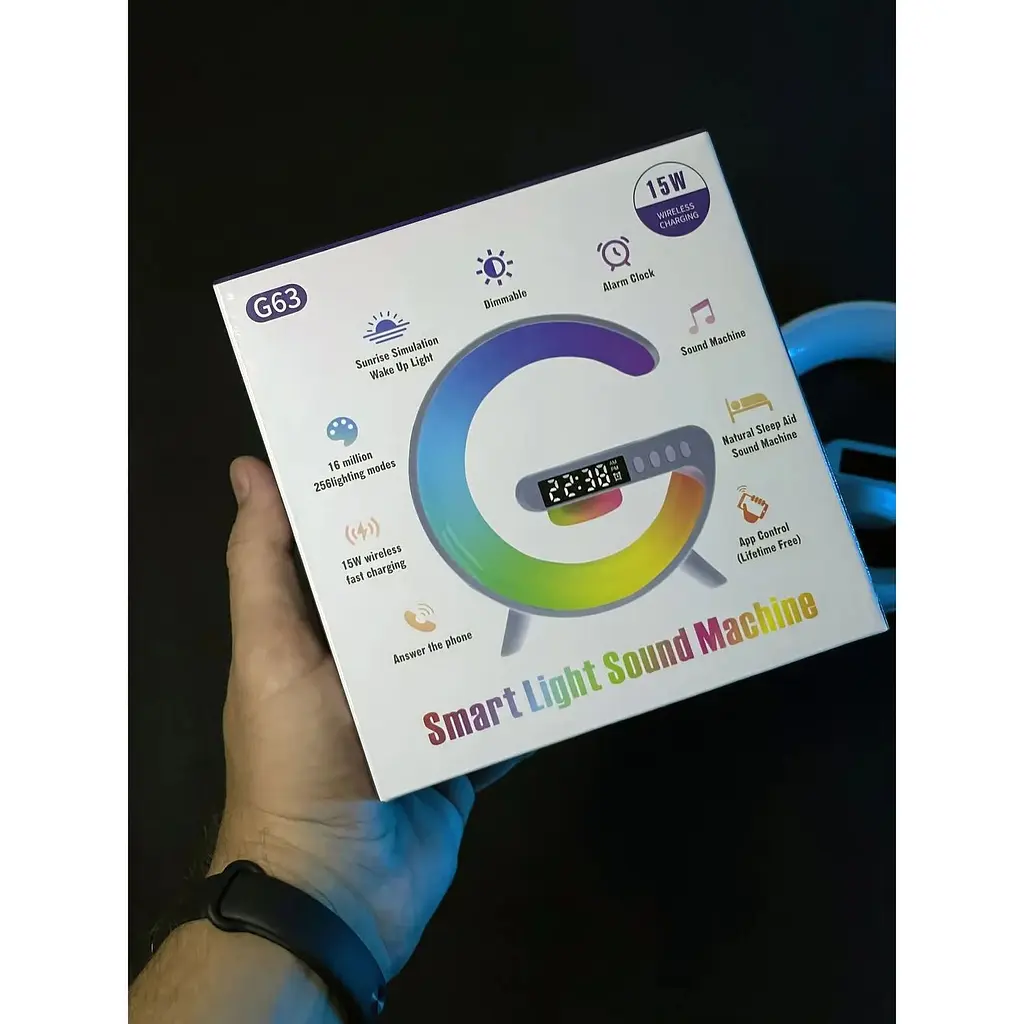 Настільна лампа XPRO з колоною RGB-підсвічуванням Bluetooth L39 (44588-_276) - фото 16