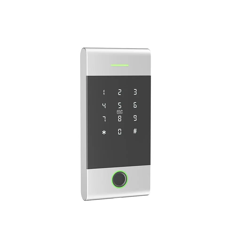 Клавіатура з Bluetooth, з контролером, зчитувачем відбитків пальців та карт Mifare Trinix TRK-1206BTFW Silver (71-00073) - фото 3