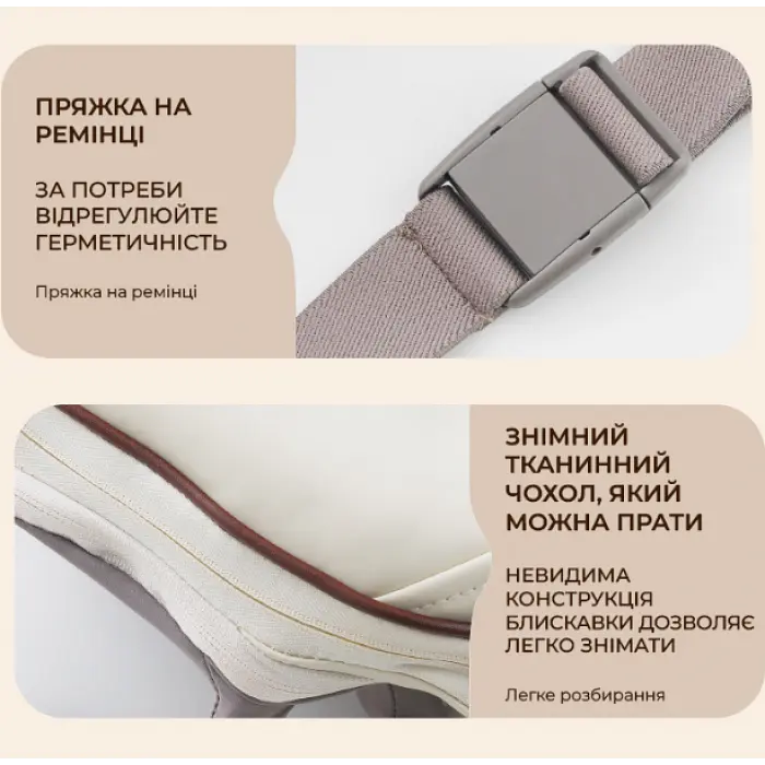 Вібромасажер акумуляторний для шиї та спини, електро масажер з підігрівом для комірної зони JBY-820 - фото 8
