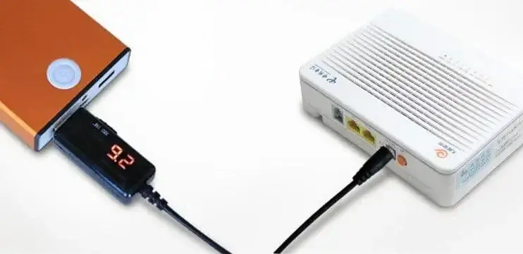 Кабель живлення Keweisi KWS 912V USB на DC 9В 12В 5.5×2.1 мм для роутера від павербанка - фото 4