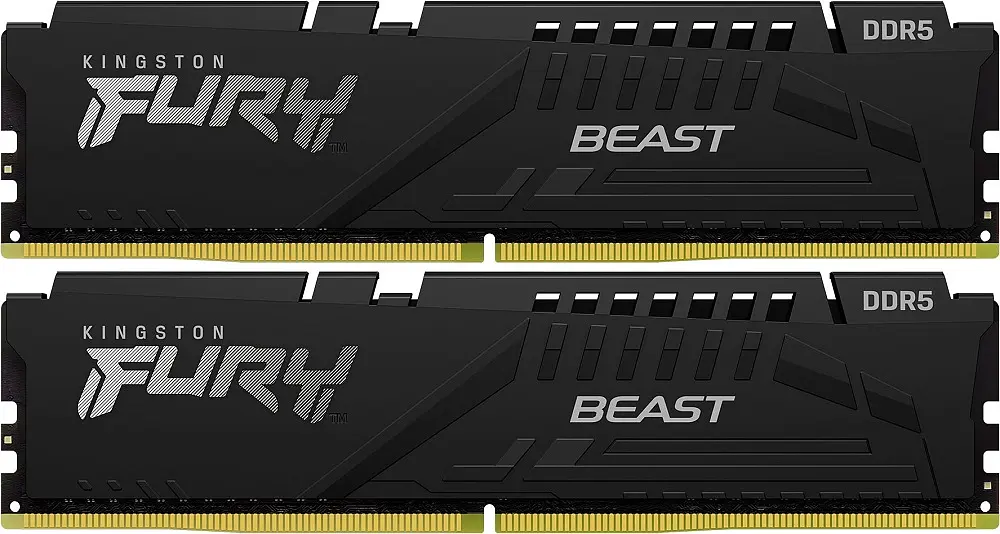 Модуль пам'яті Kingston DDR5 32GB (2x16GB) 5600MHz FURY Beast Black (KF556C40BBK2-32) - фото 3