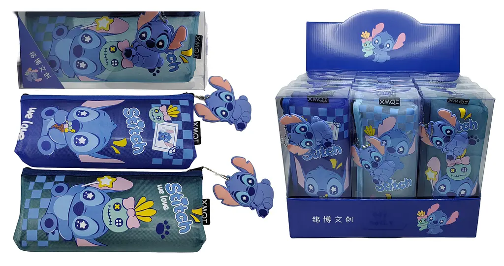 Пенал-косметичка із брелоком Стіч, Н-433 (В асортименті) - фото 2