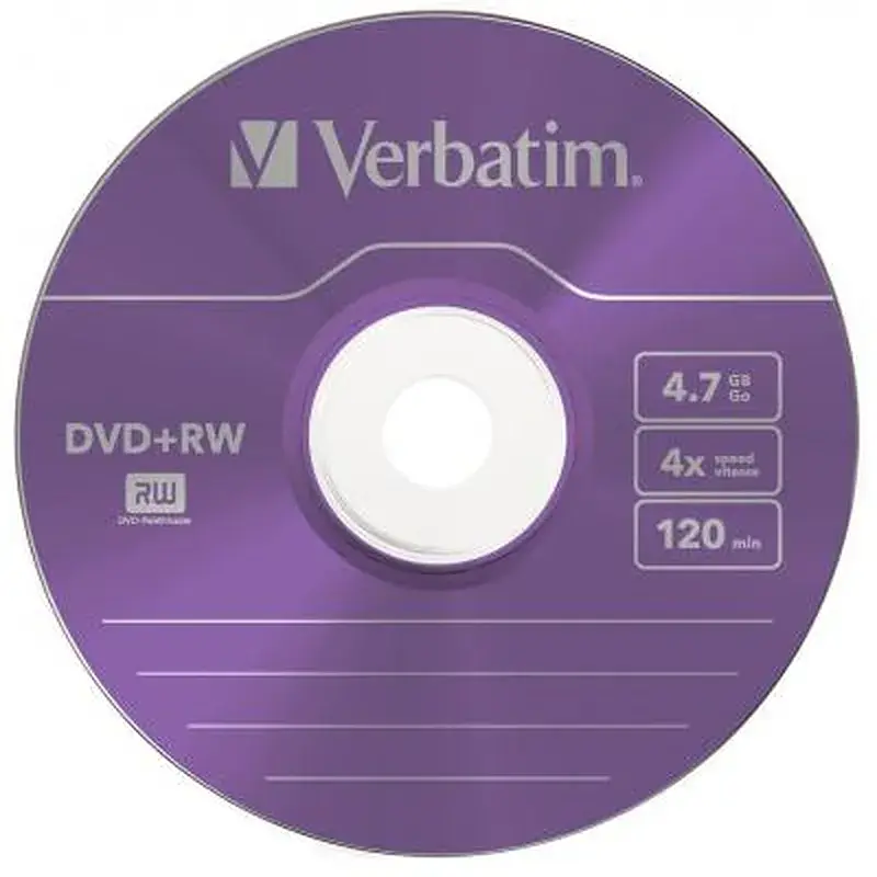 Диск DVD Verbatim 4.7Gb 4x SlimCase 5шт Color (43297) - фото 3