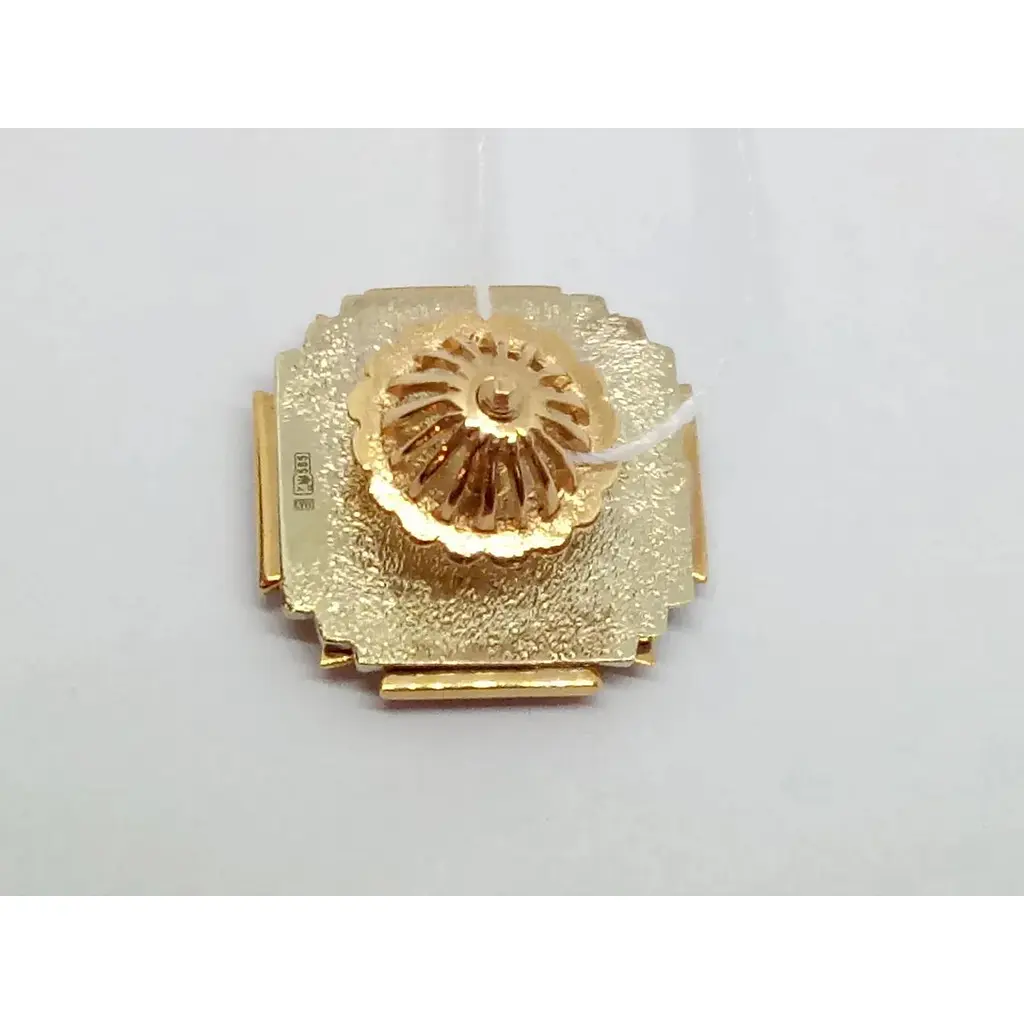 Золотий значок Родинні коштовності Тризуб. 160046 - фото 3