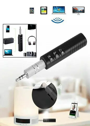 Безпровідний аудіо адаптер Wireless BT-450 Receiver Bluetooth 5.0 автомобільний AUX 3.5mm приймач для навушників, колонок та магнітоли - фото 8