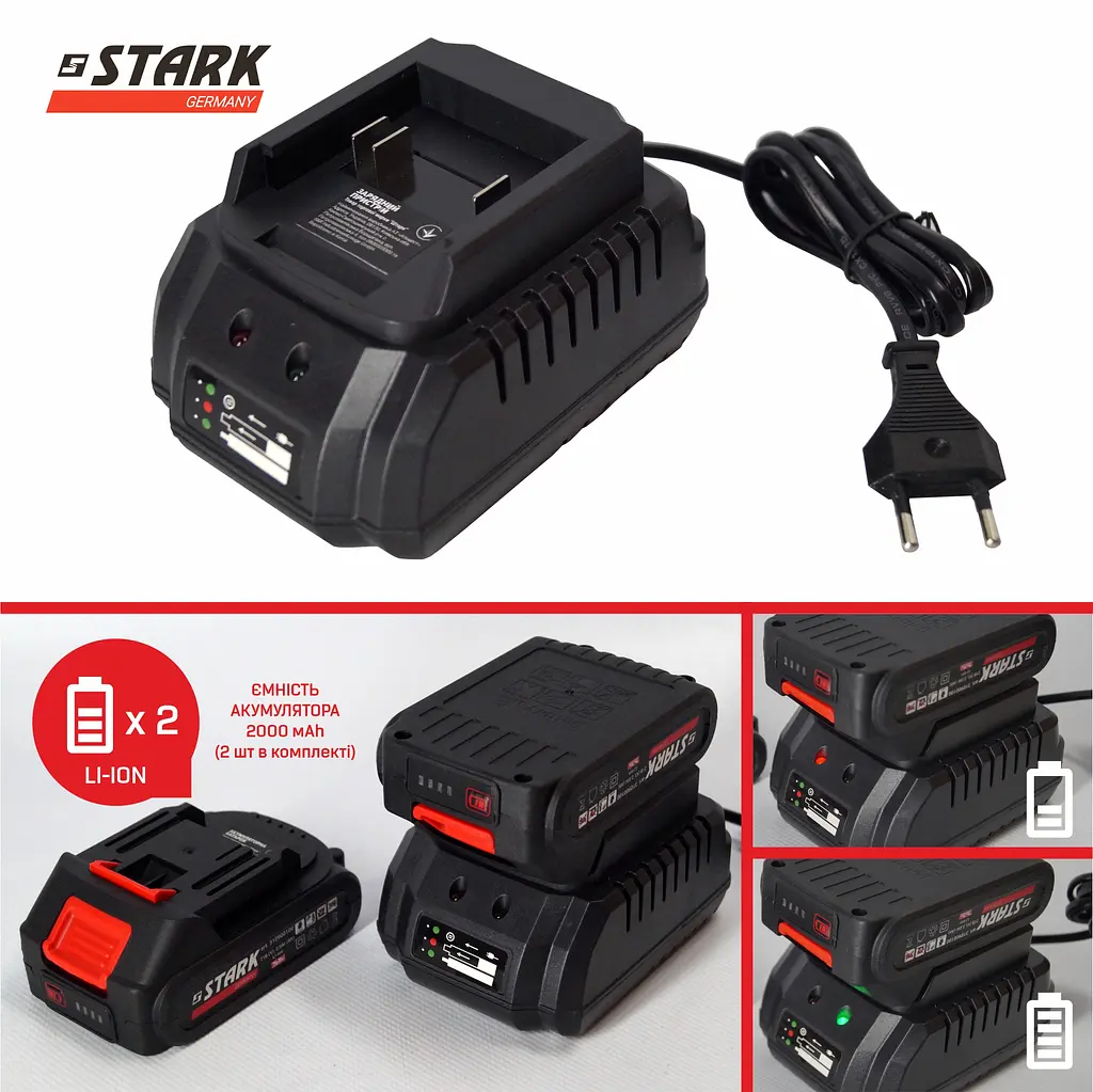 Мини-пила аккумуляторная цепная Stark BCS-2115 (BCS-2115) - фото 8