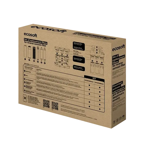 Комплект картриджів Ecosoft P'URE AquaCalcium "6 міс"( CHV5PUREMAC) - фото 3