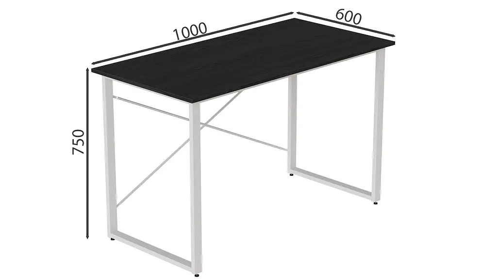 Комп'ютерний стіл Дейв 75x100x60 білий ДСП Сосна Кембра 32мм FRD-102145 - фото 3