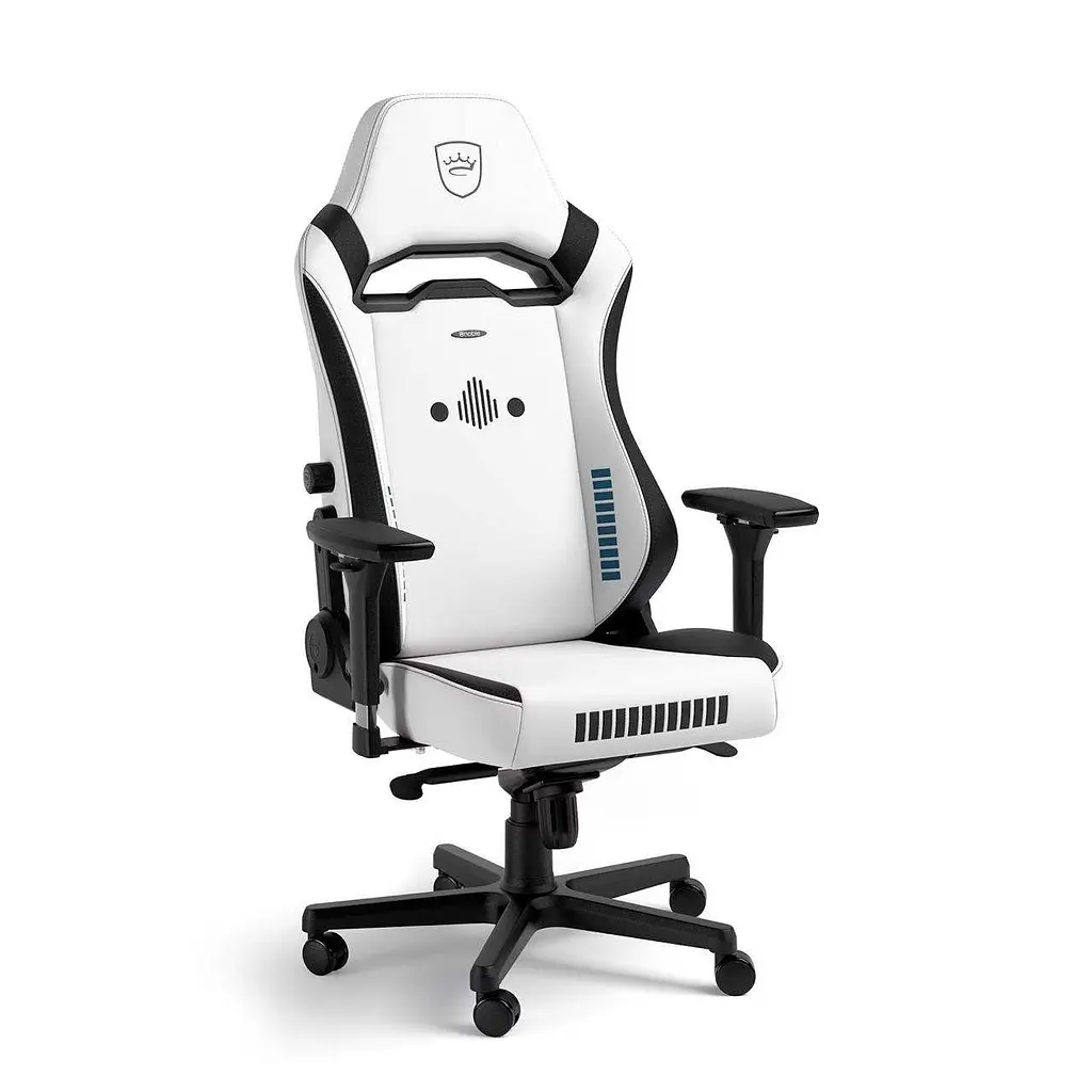 Ігрове крісло Noblechairs HERO ST Stormtrooper Edition White and Black - фото 2