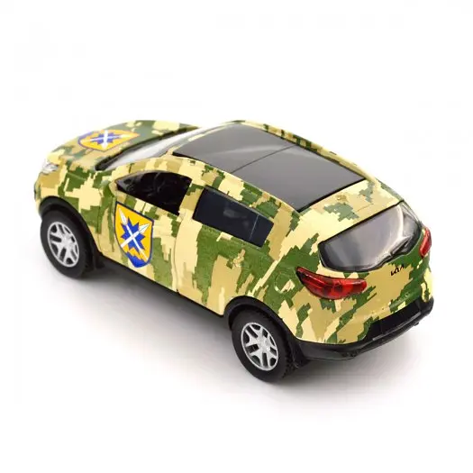 Автомодель серии Шевроны Героев - Kia Sportage R - 56 ОМПБр - фото 3
