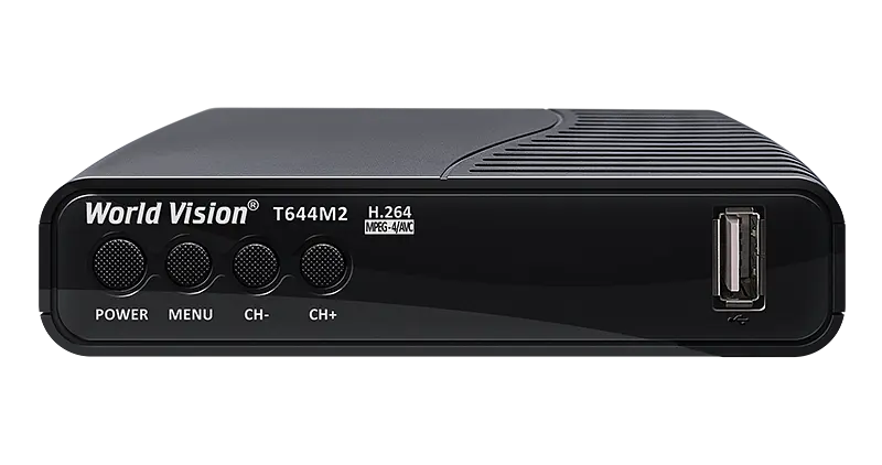 Эфирный Т2 ресивер цифровой тюнер World Vision T644M2 - фото 2
