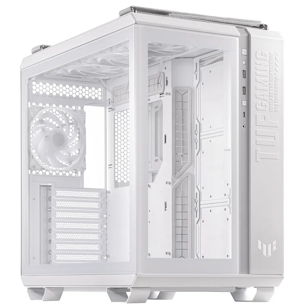 Корпус Asus TUF Gaming GT502 Plus Tempered Glass без БЖ (90DC0093-B19000) White - фото 2