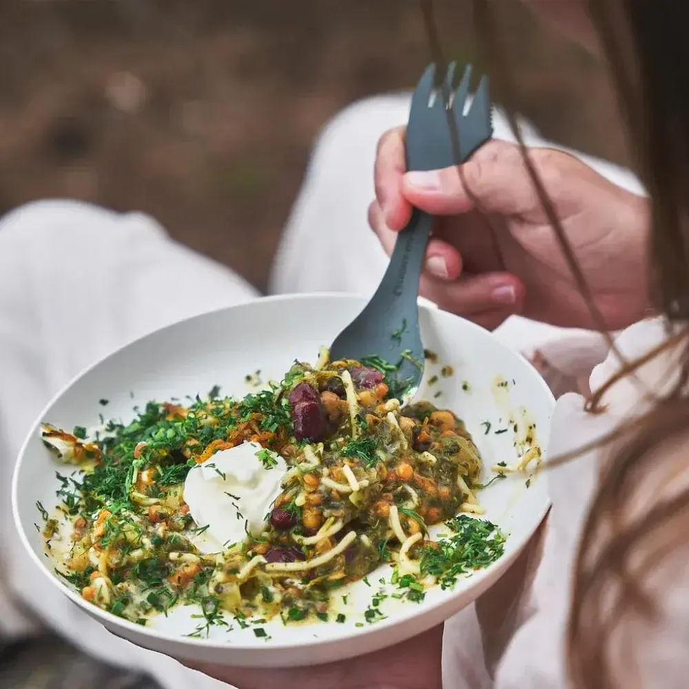 Ловилка Light my fire Swedish Spork original 2-pack sagegreen/cream - фото 3