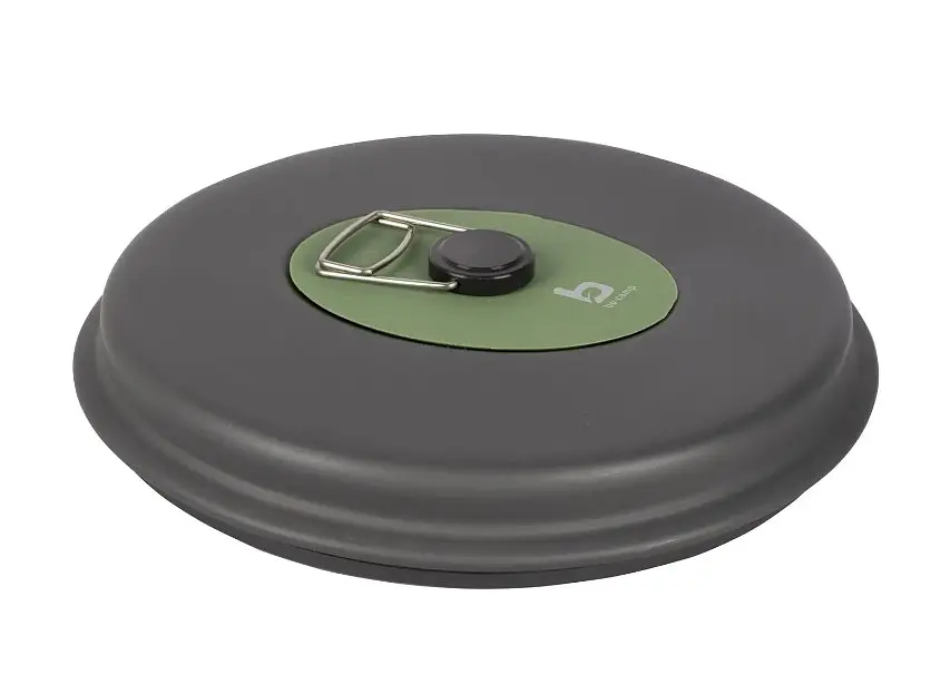 Набор посуды Bo-Camp Explorer 4 Pieces Hard Anodized Grey/Green (2200244) (DAS301407) - фото 4