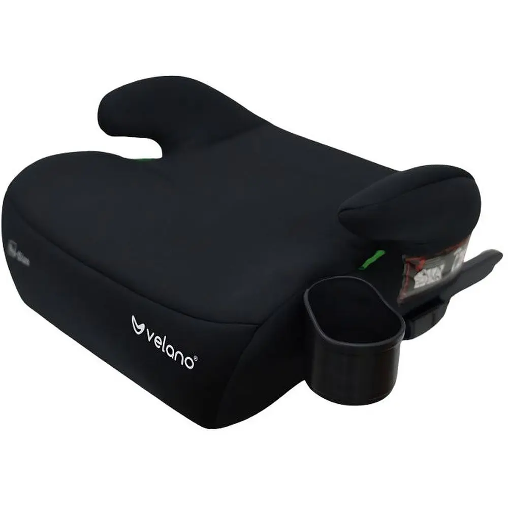 Бустер VELANO Primo i-Size 125-150 см Isofix з підстаканником black (48142) - фото 3