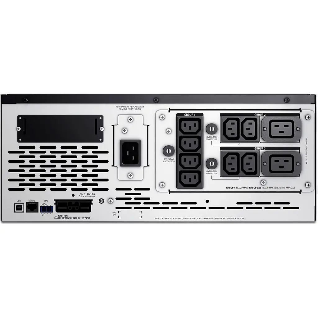 Источник бесперебойного питания (ИБП) APC Smart-UPS X 2200VA Rack/Tower LCD (SMX2200HV) [109713] - фото 4