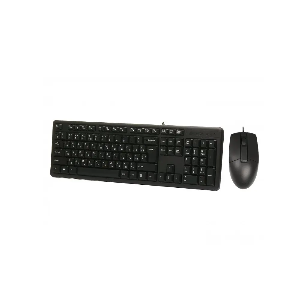 Комплект A4Tech KK-3330 USB Black (KK-3330 Black) - фото 2