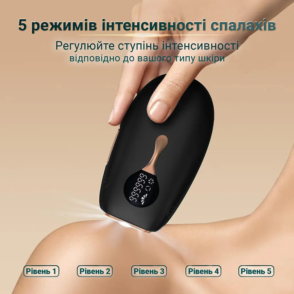 Фотоепілятор AIMED Silk Skin PRO Ice Cooling IPL Intensed Pulse Light колір чорний - фото 3