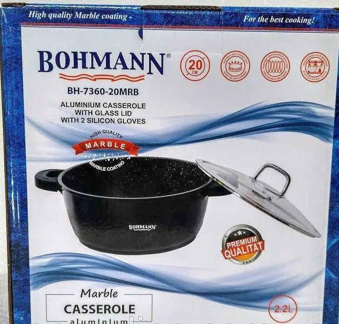Каструля Bohmann BH 7360-28 MRB 5,8 л - фото 2